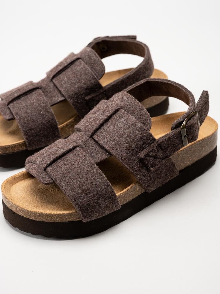 Shepherd - Boden - Bruna sandaler i ull