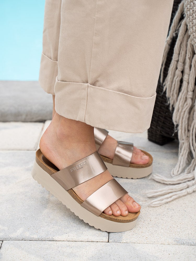 Sweeks - Hedda - Roséfärgade slip in sandaler