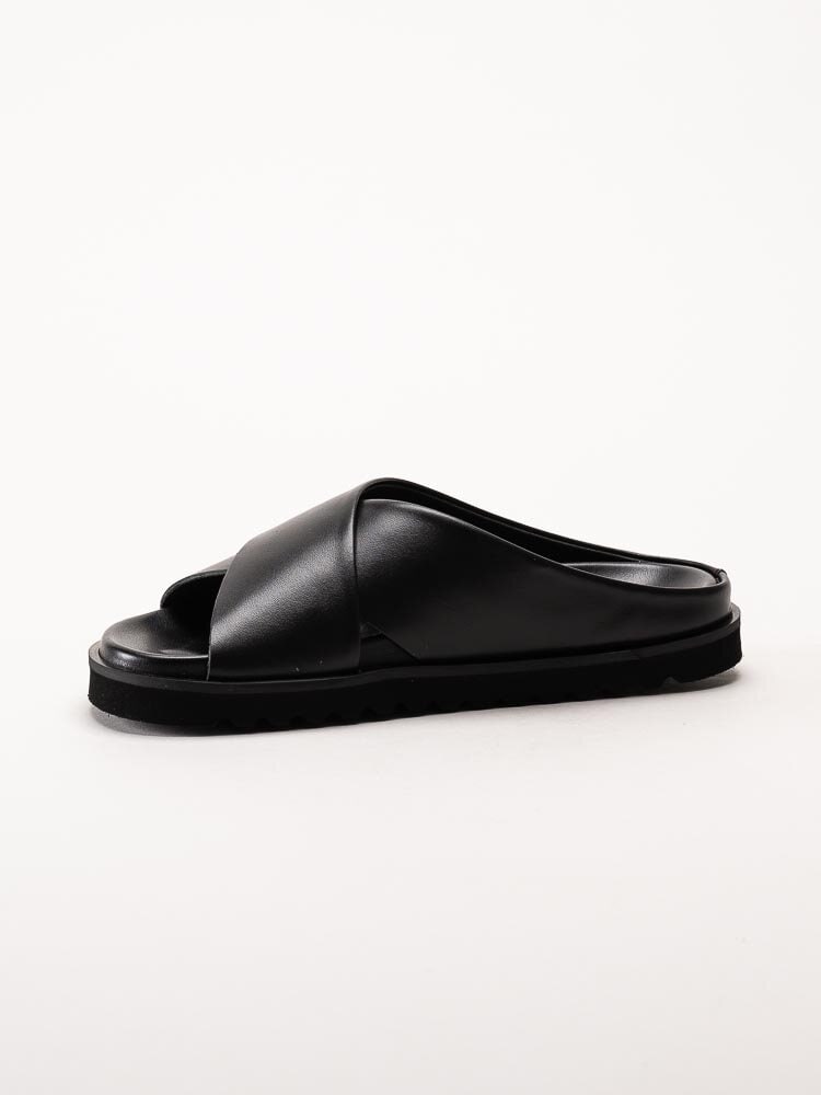 Sweeks - Aina - Svarta slip in sandaler i skinn