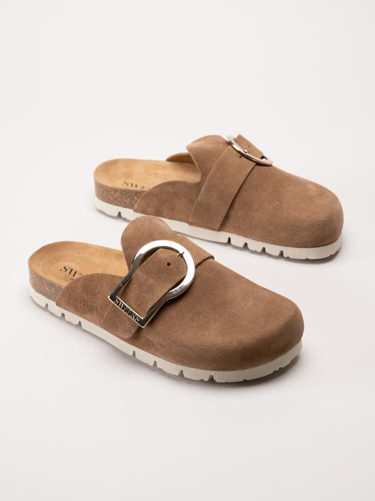 Sweeks - Edit - Bruna slip in sandaler i mocka