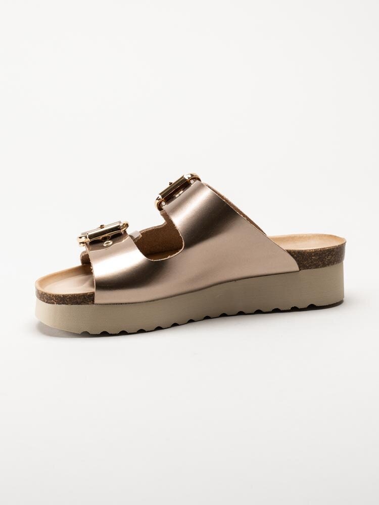 Sweeks - Greta - Guldmetallic slip in sandaler