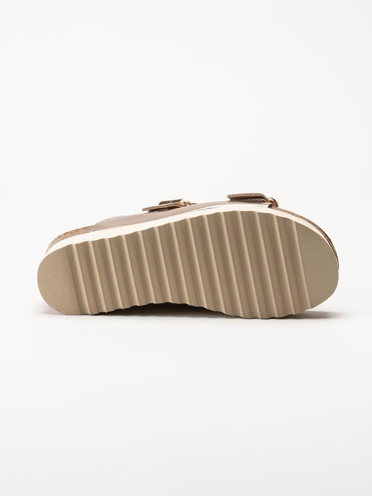 Sweeks - Greta - Guldmetallic slip in sandaler