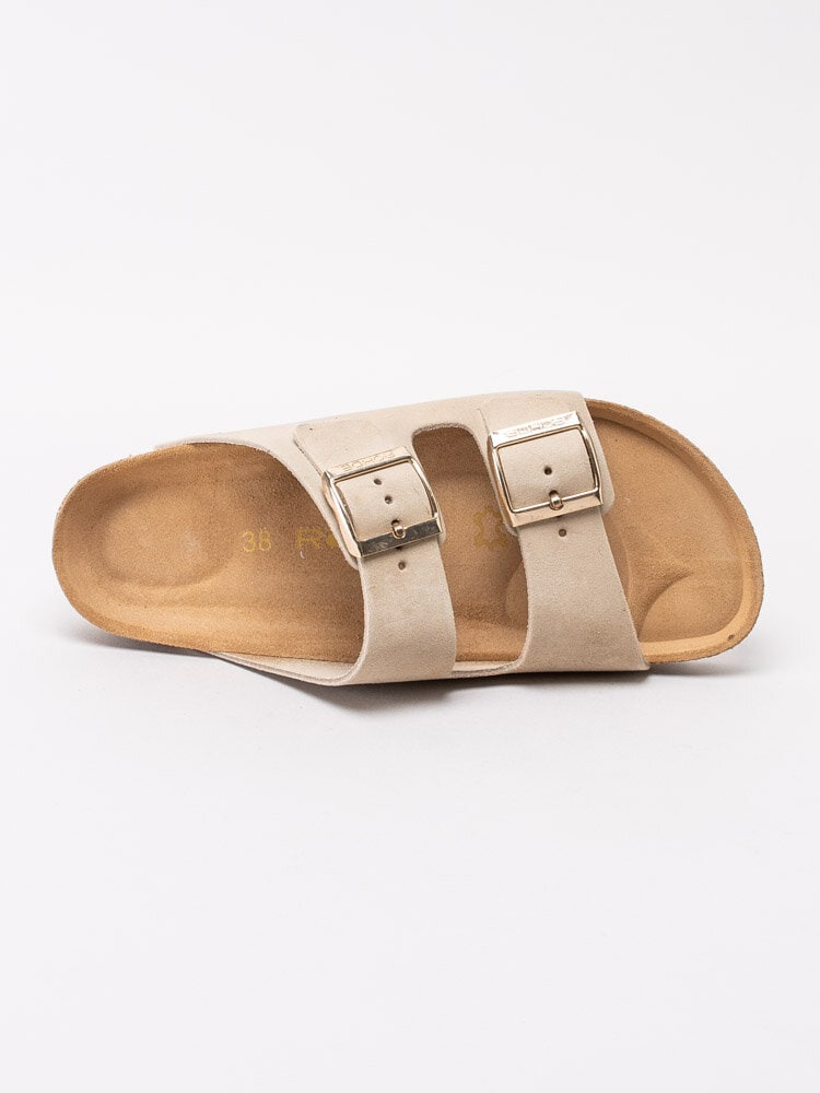 Rohde - Alba - Beige slip in sandaler i mocka