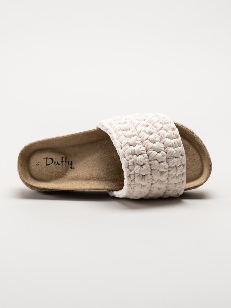 Duffy - Off white slip in sandaler