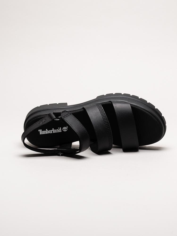 Timberland - London Vibe - Svarta sandaler i skinn