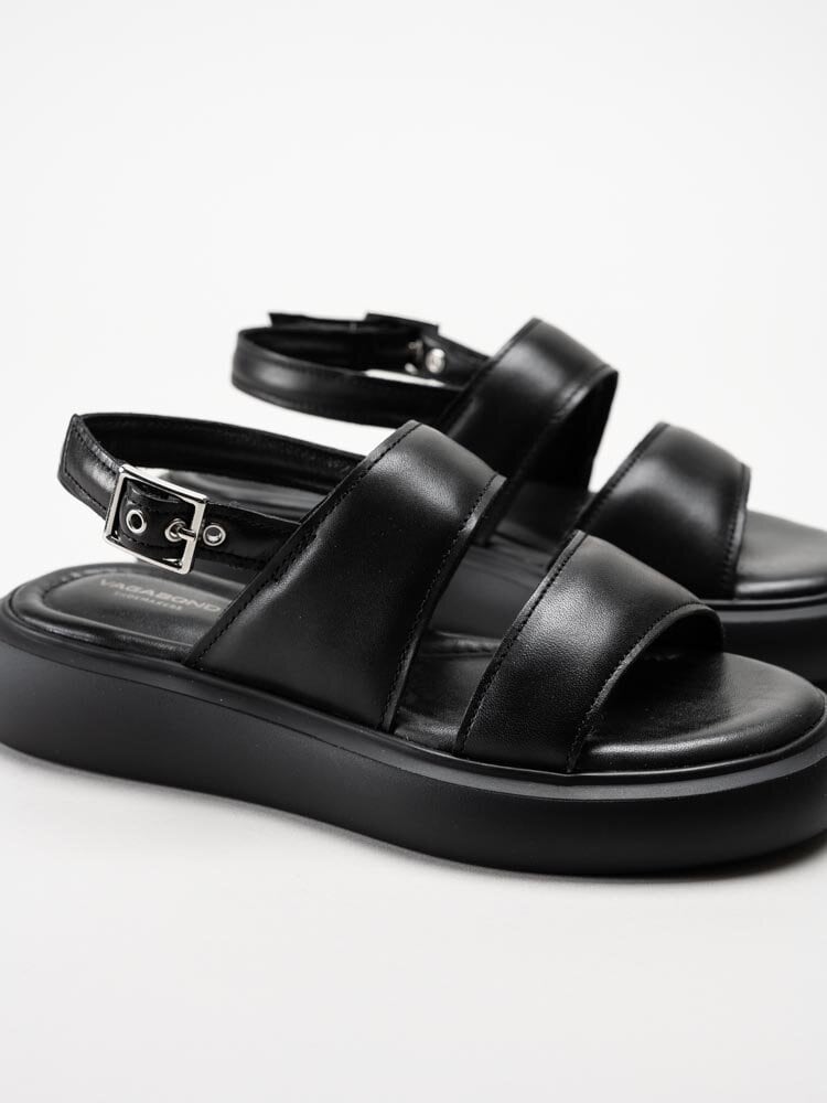 Vagabond - Blenda - Svarta sandaler med slingback