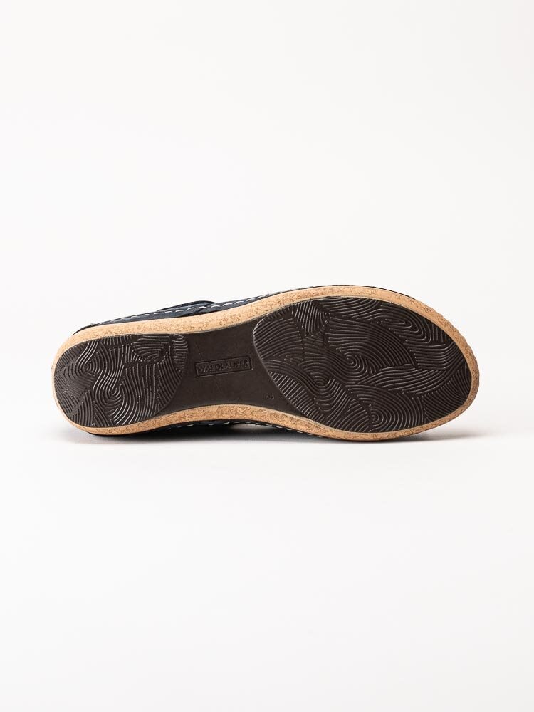 Waldläufer - Heliett - Mörkblå sandalskor i nubuck