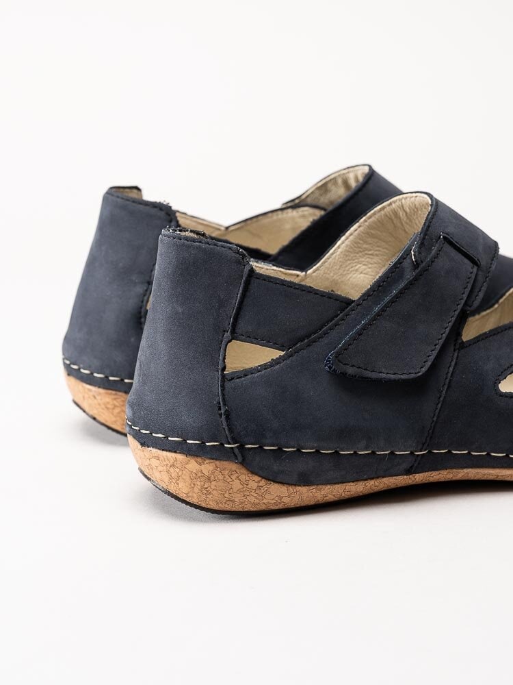 Waldläufer - Heliett - Mörkblå sandalskor i nubuck