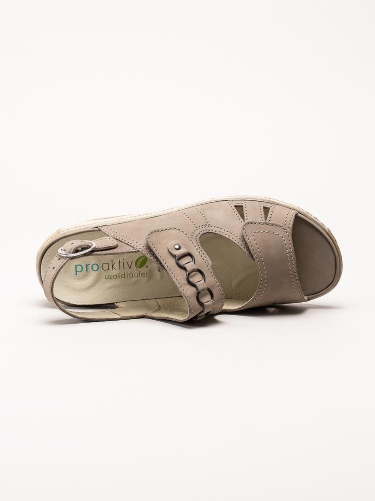 Waldläufer - Garda - Beige sandaler i nubuck