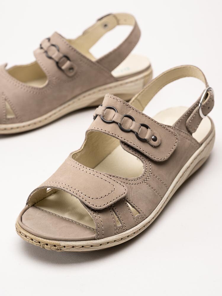 Waldläufer - Garda - Beige sandaler i nubuck