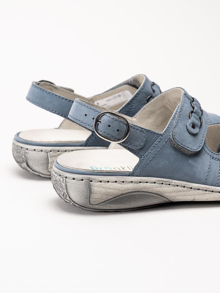 Waldläufer - Garda - Blå sandaler i nubuck