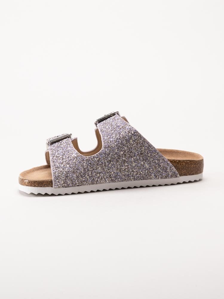 Colors of California - Lila glittriga slip in sandaler