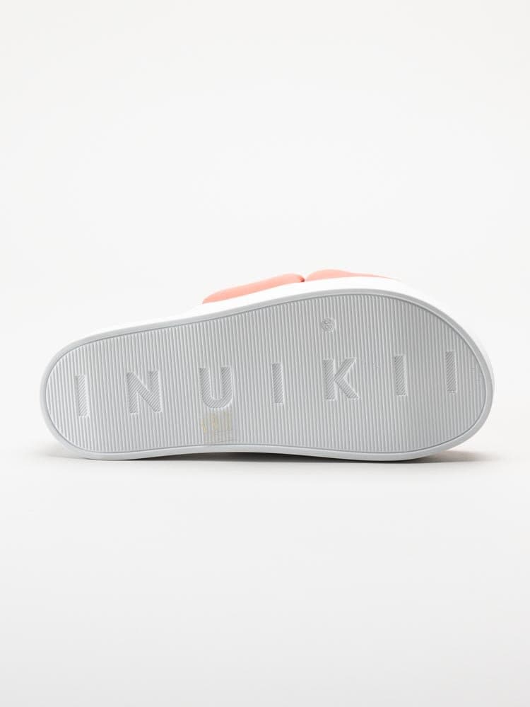 Inuikii - Soft Crossed - Korallfärgade slip in sandaler i skinn