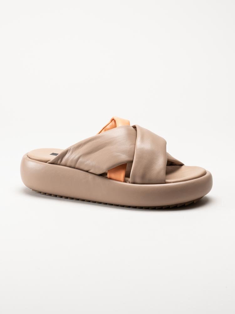 Inuikii - Bubble Strap - Beige slip in sandaler