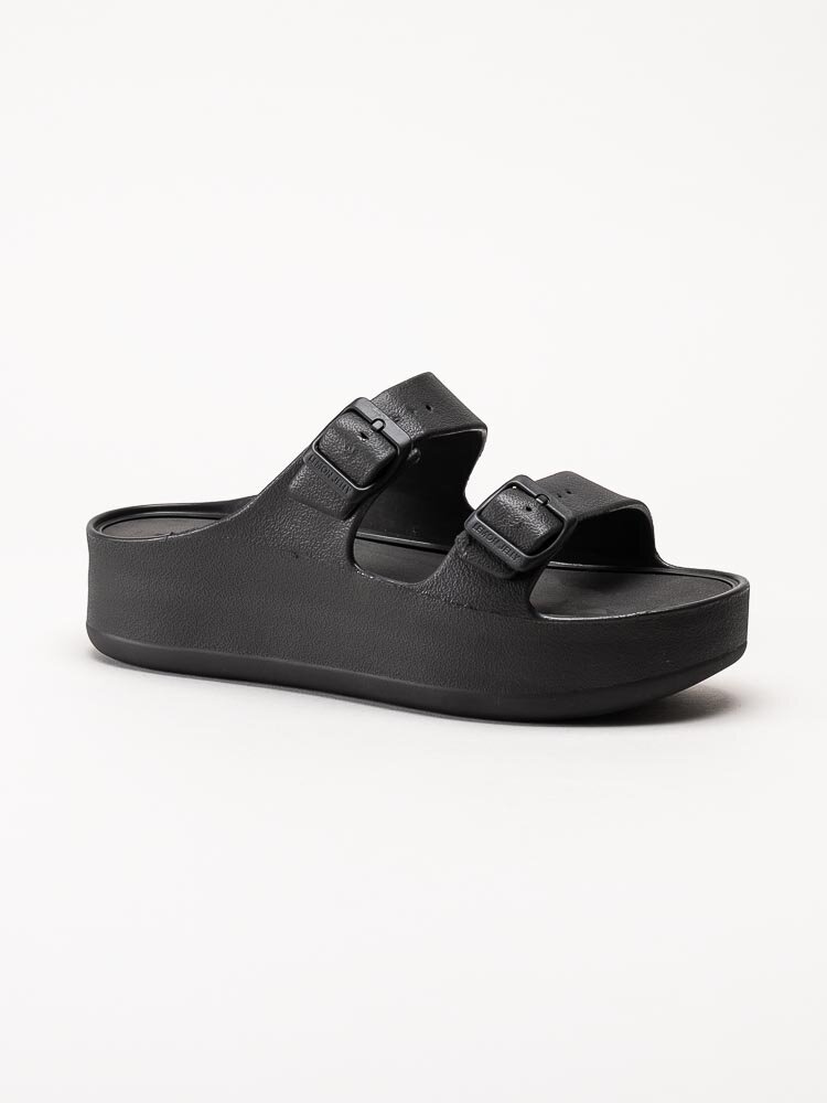 Lemon Jelly - Fénix 01 - Svarta slip in sandaler med platå