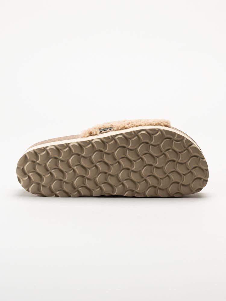 Shepherd - Sigrid - Beige slip in tofflor i fårskinn