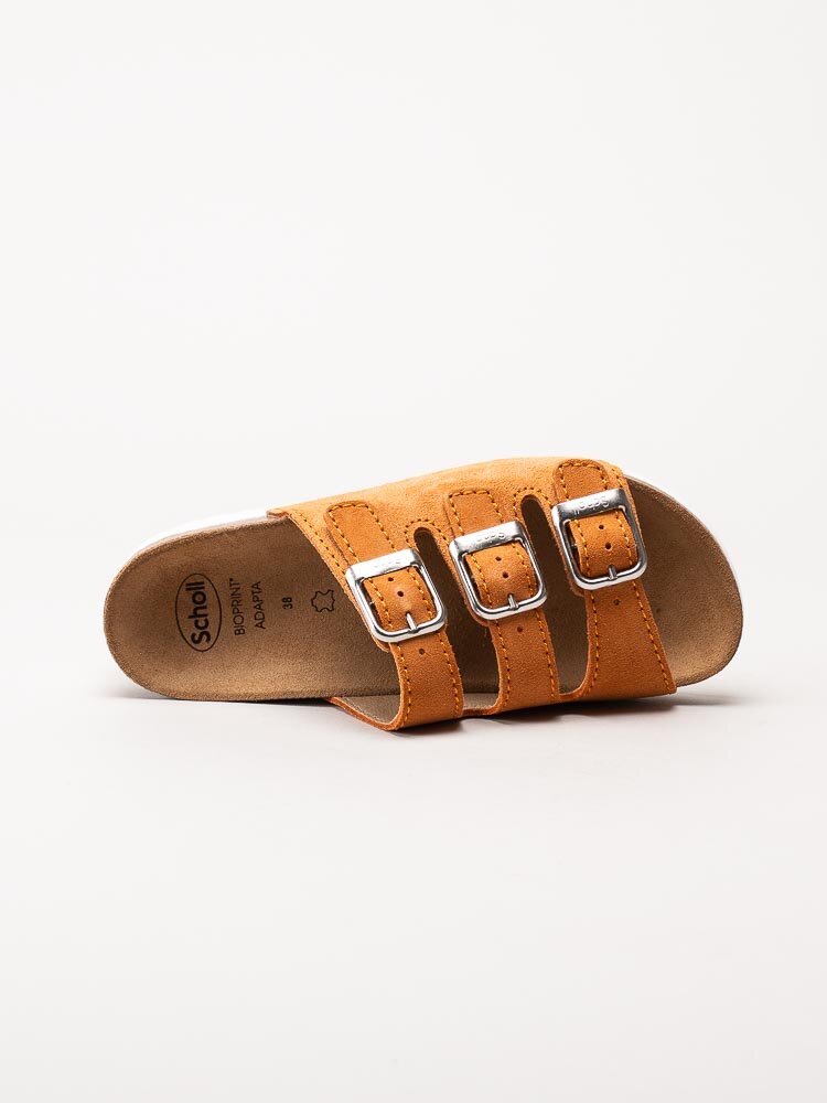 Scholl - Rio Summer Special - Orange slip in sandaler i mocka