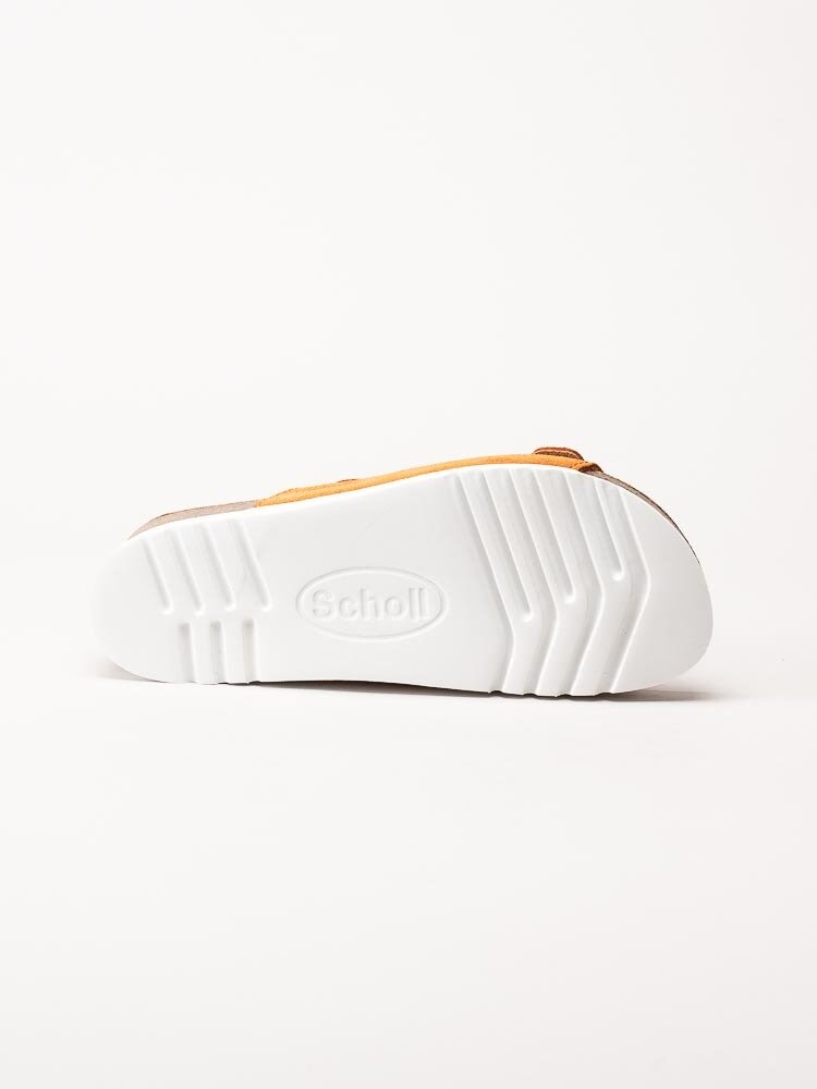 Scholl - Rio Summer Special - Orange slip in sandaler i mocka