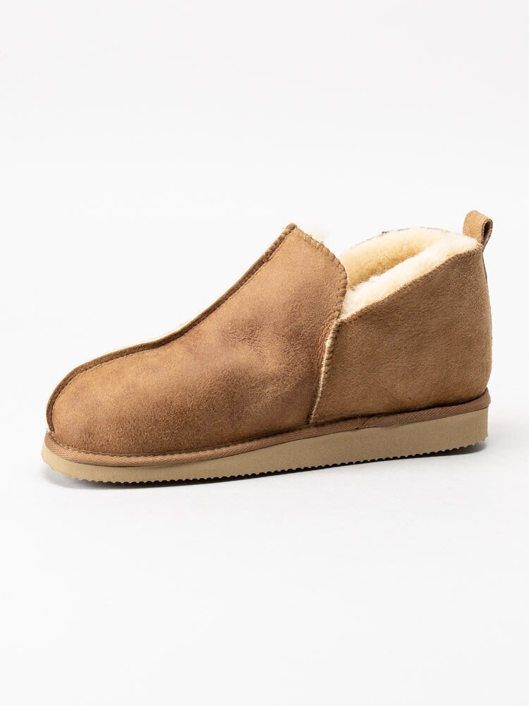 Shepherd - Annie - Bruna slip on fårskinnstofflor