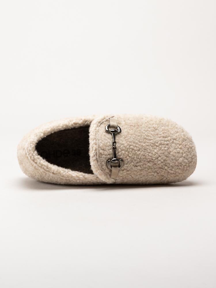 Rohde - Tivoli-D - Beige fluffiga slip on tofflor