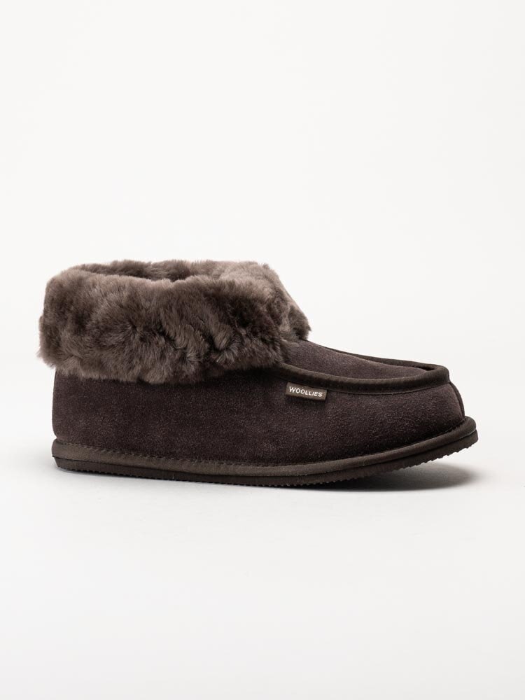 Wollies - Classico - Bruna slip on fårskinnstofflor