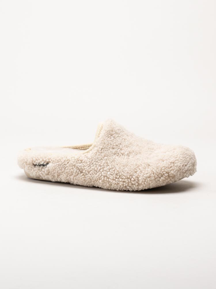 Shepherd - Rosie - Beige fluffiga slip in tofflor