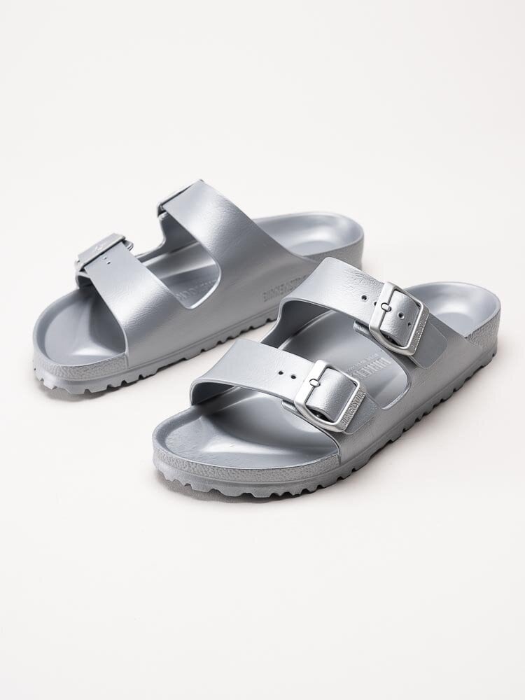 Birkenstock - Arizona Essential EVA - Silverfärgade slip in sandaler