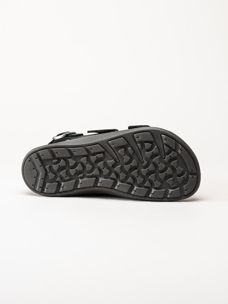 Birkenstock - Milano crosstown - Svarta sportiga sandaler i oljad nubuck