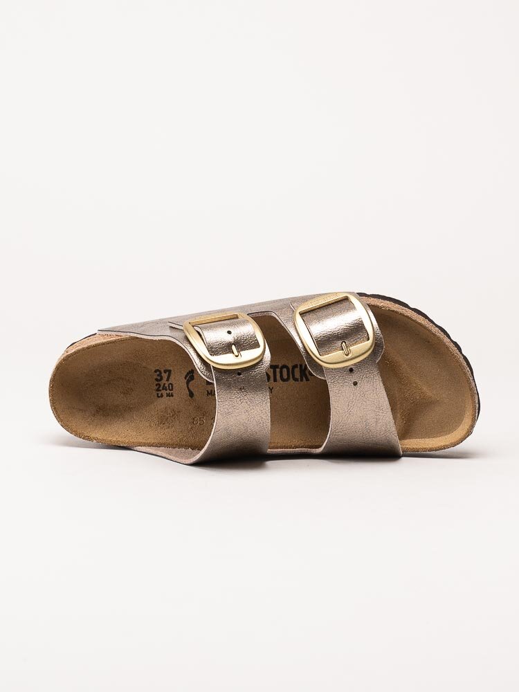 Birkenstock - Arizona Big Buckle - Guldmetallic slip in sandaler med smal läst