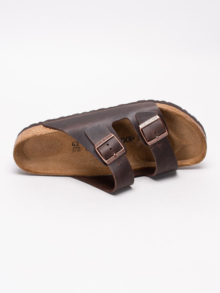 Birkenstock - Arizona oiled leather - Slip in sandaler med klassisk sula