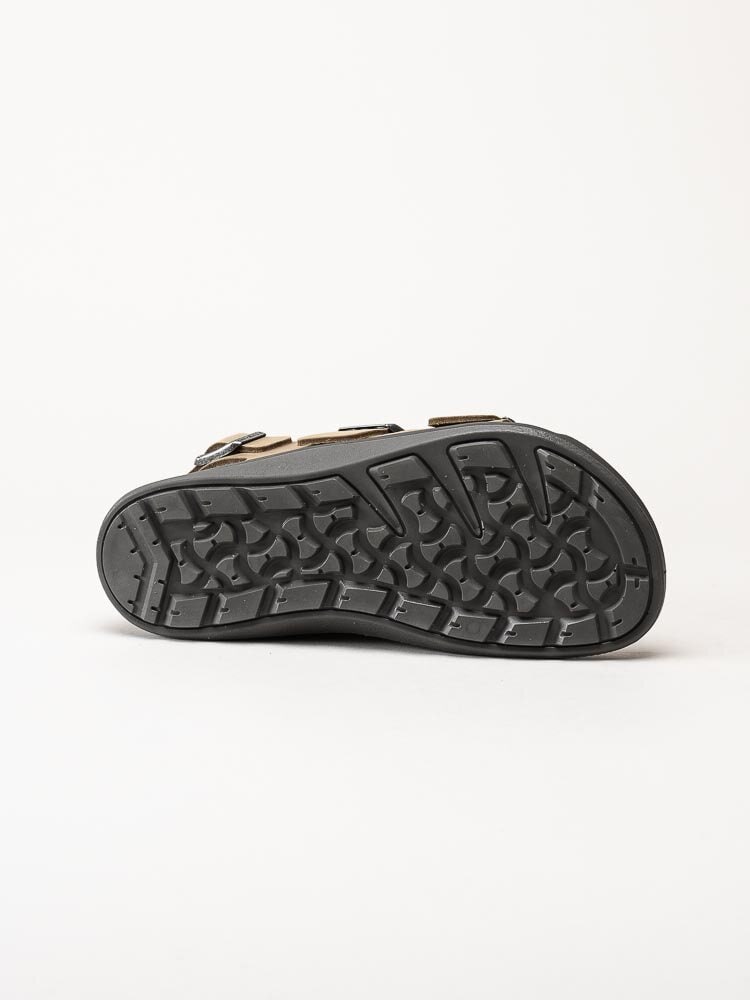 Birkenstock - Milano crosstown - Beige sportiga sandaler i oljad nubuck
