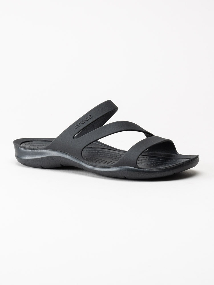 Crocs - Swiftwater Sandal W - Svarta slip in badsandaler