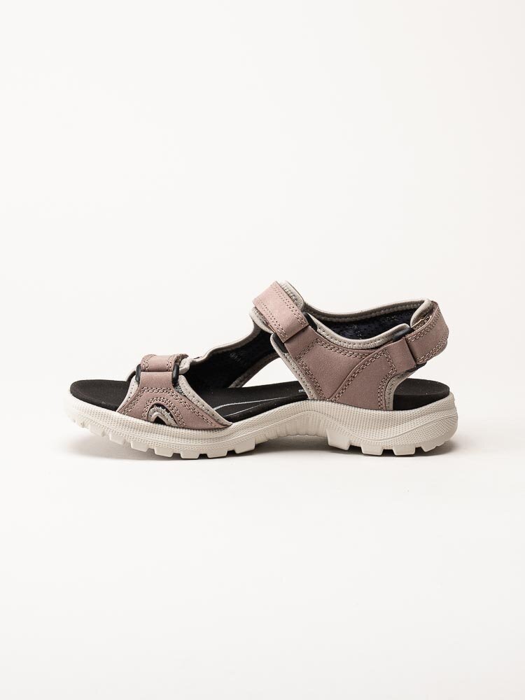 Ecco - Onroads W Sandal - Rosa sportiga sandaler i nubuck