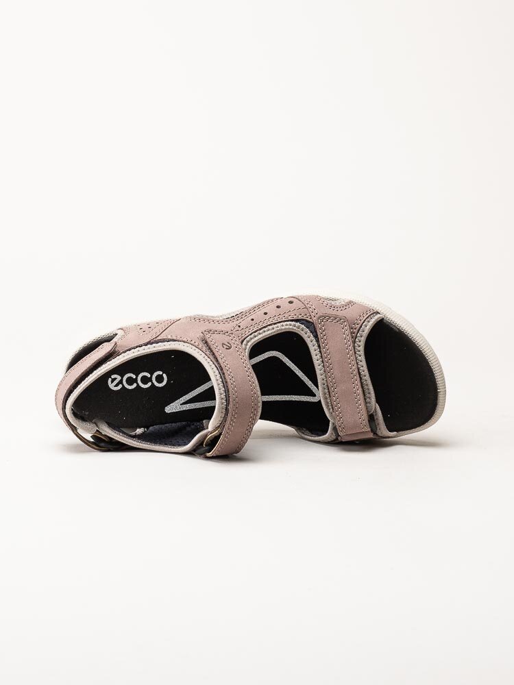 Ecco - Onroads W Sandal - Rosa sportiga sandaler i nubuck