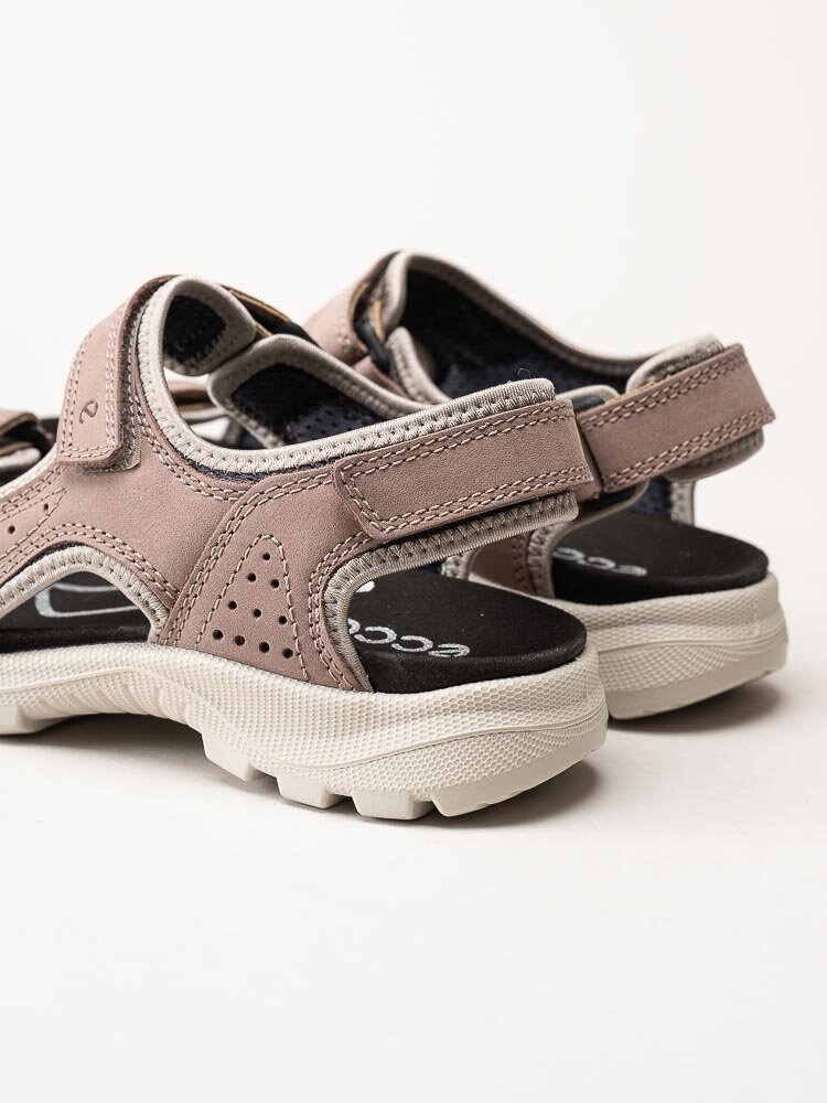 Ecco - Onroads W Sandal - Rosa sportiga sandaler i nubuck