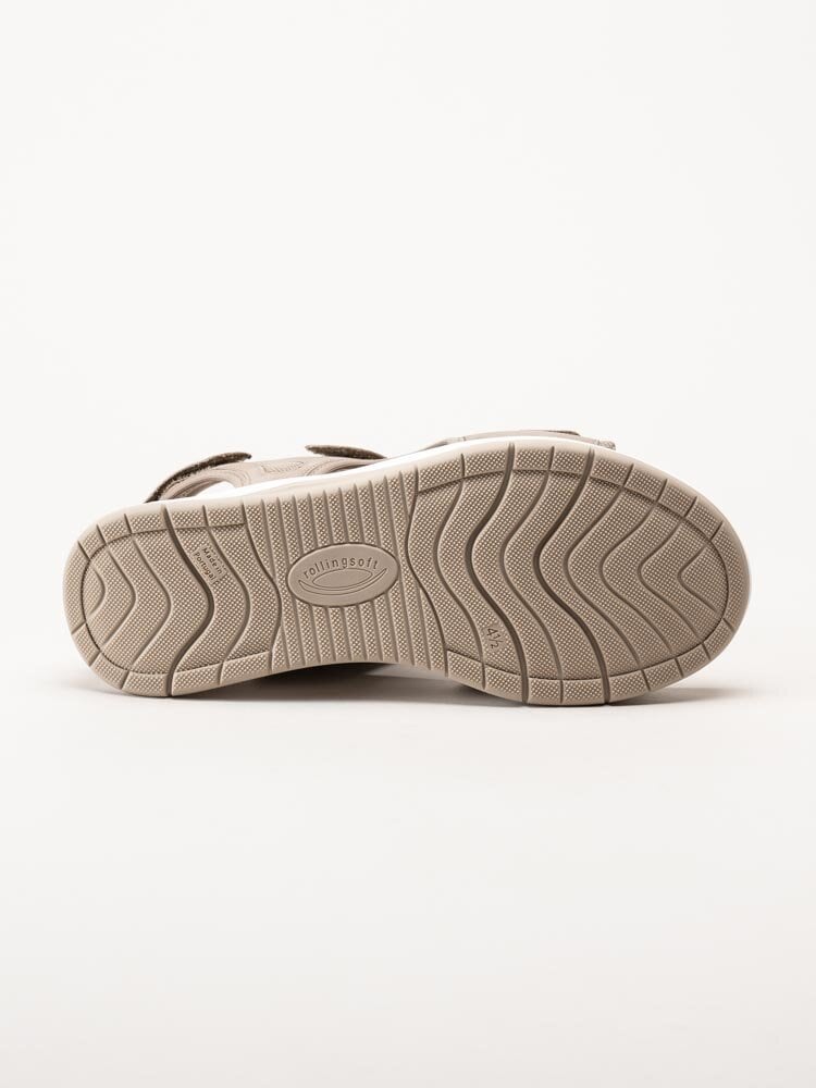 Gabor - Rollingsoft - Beige sandaler i nubuck