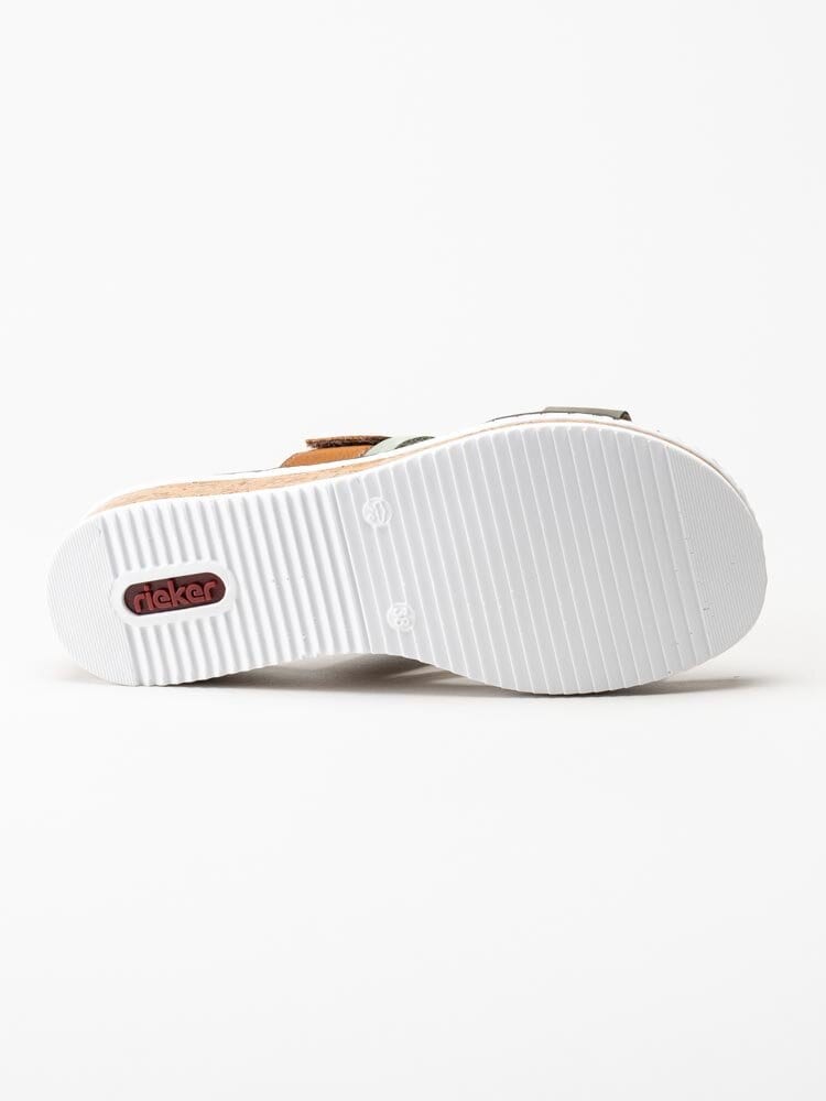 Rieker - Multifärgade slip in sandaler