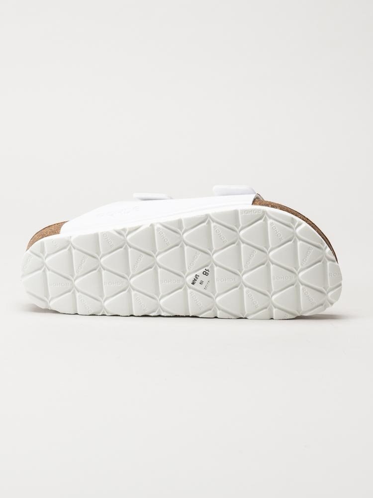 Rohde - Alba - Vita slip in sandaler i lack