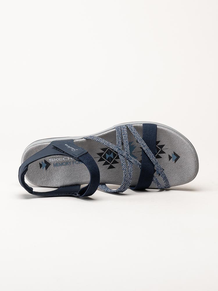 Skechers - Womens Reggae Slim - Mörkblå sportiga sandaler