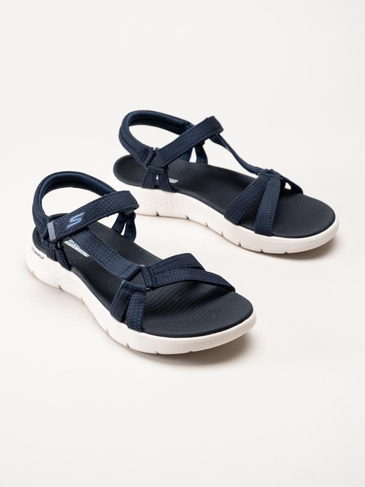 Skechers - Go Walk Flex Sandal - Mörkblå sportiga sandaler