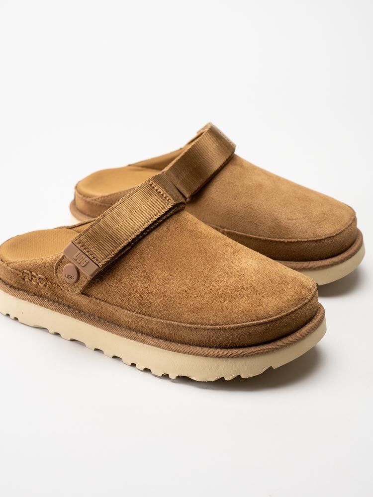 UGG - W Goldenstar Clog - Bruna clogs i mocka