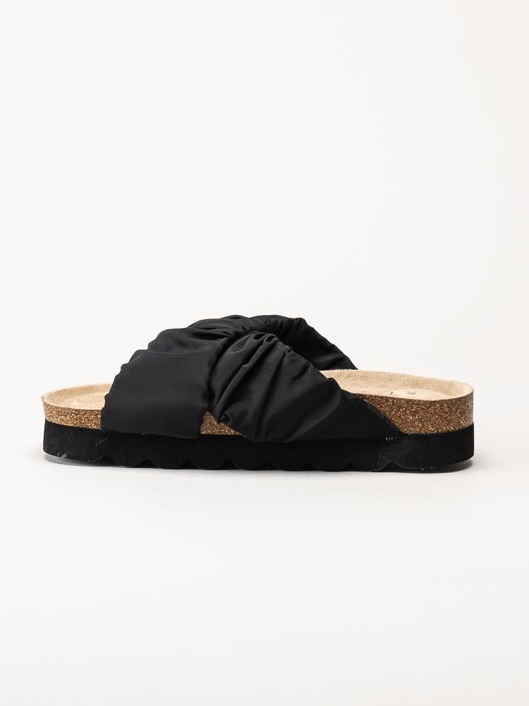 Duffy - Svarta slip in sandaler i textil