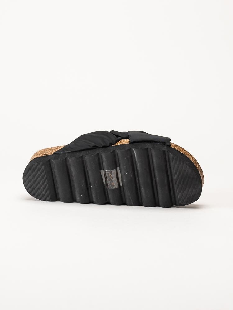Duffy - Svarta slip in sandaler i textil