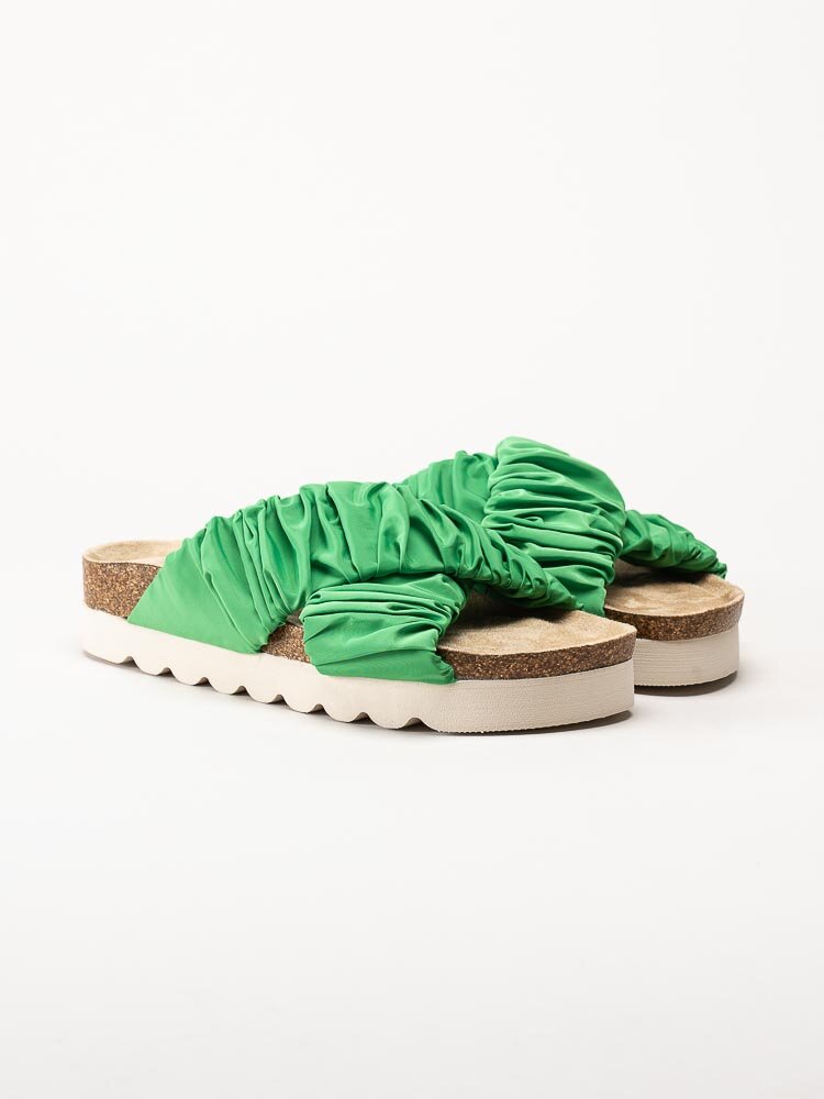 Duffy - Gröna slip in sandaler i textil