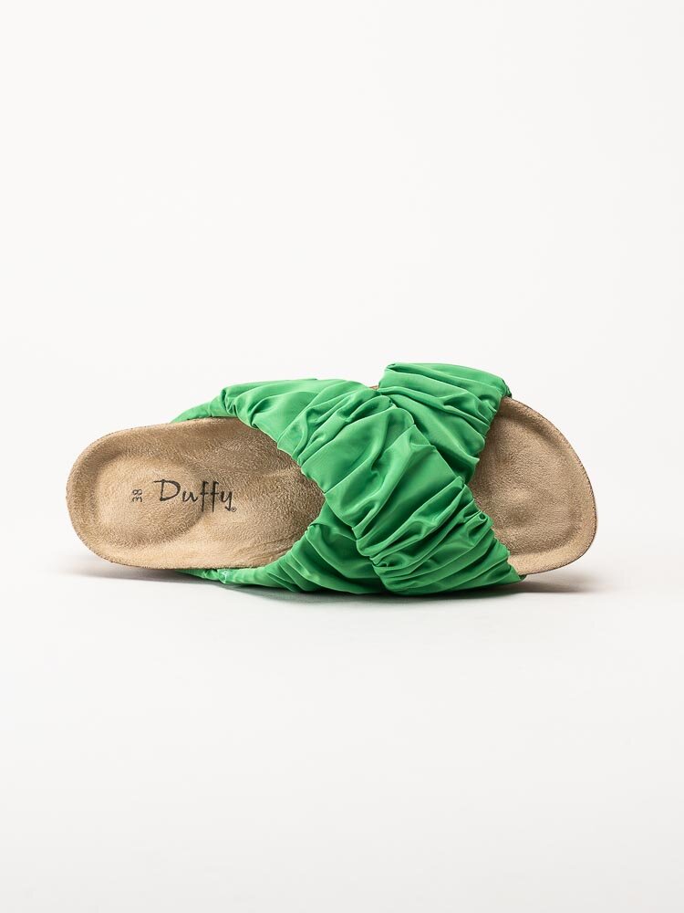 Duffy - Gröna slip in sandaler i textil