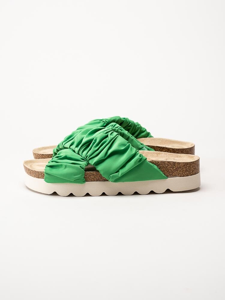 Duffy - Gröna slip in sandaler i textil