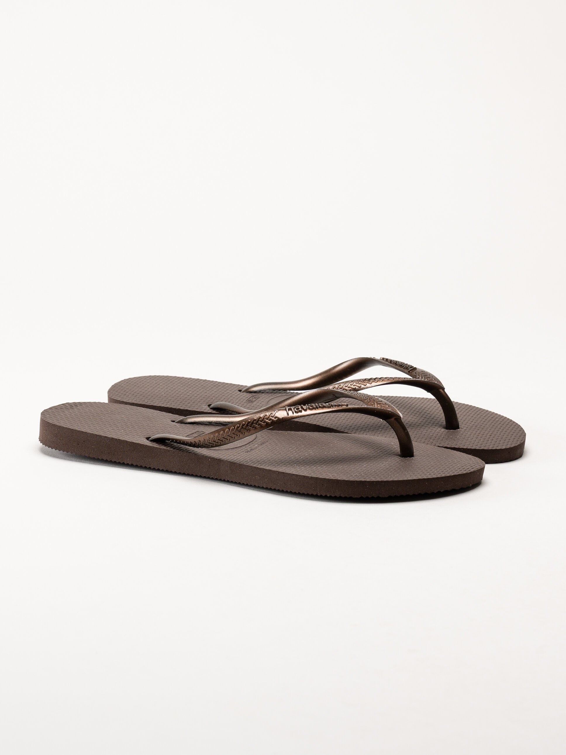Havaianas - Slim - Mörkbruna flip-flops