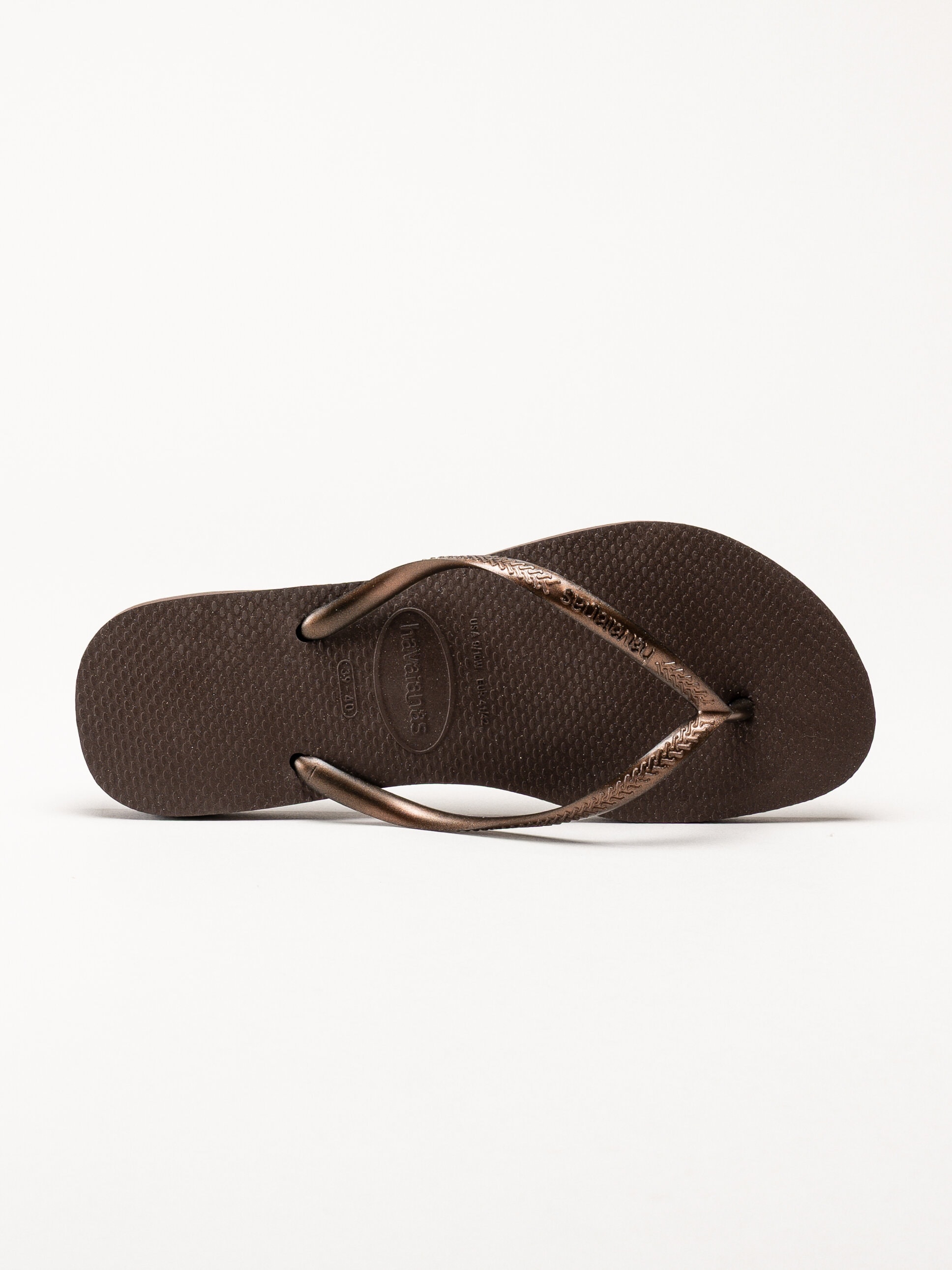 Havaianas - Slim - Mörkbruna flip-flops