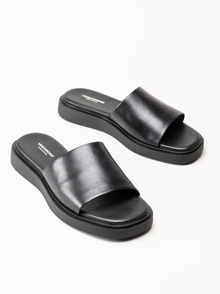 Vagabond - Connie - Svarta slip in sandaler i skinn