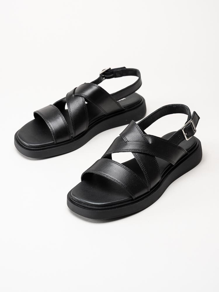 Vagabond - Connie - Svarta sandaler i skinn